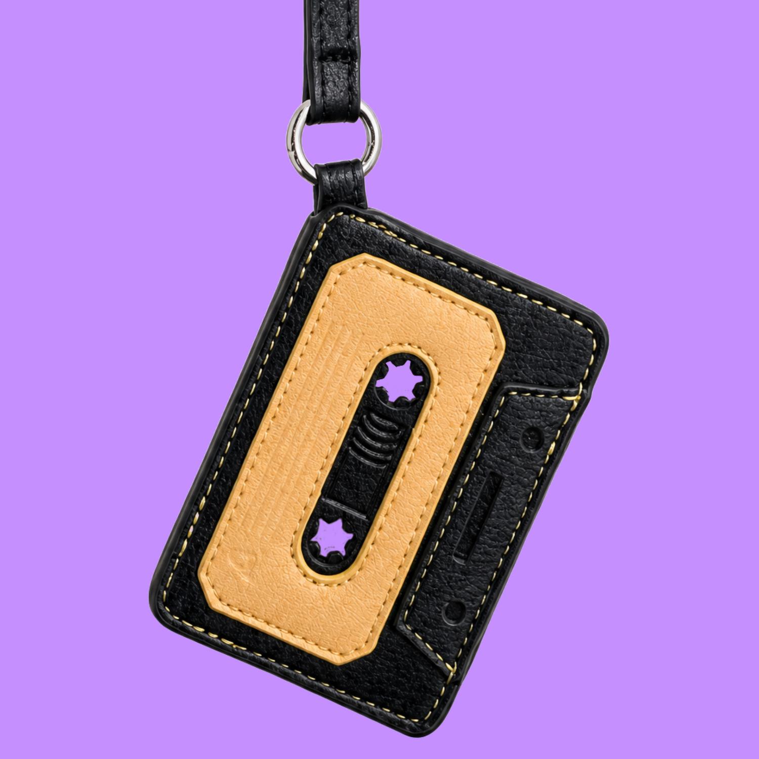 CASSETTE BAG CHARM