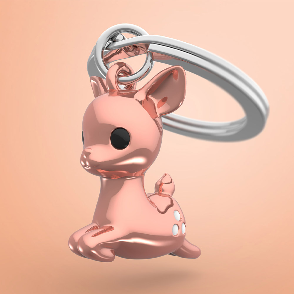 Fallow Deer Keychain