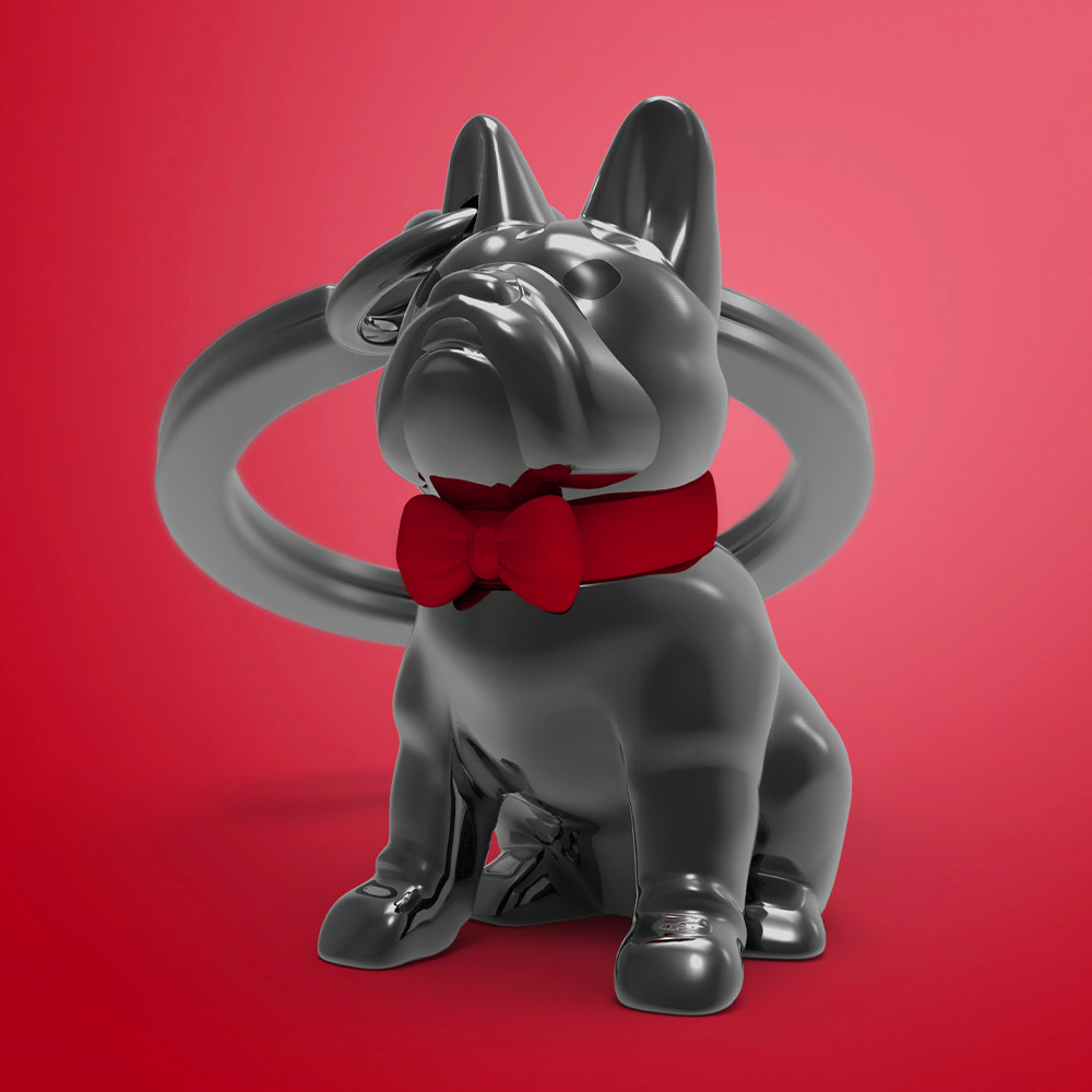 Bulldog Keychain