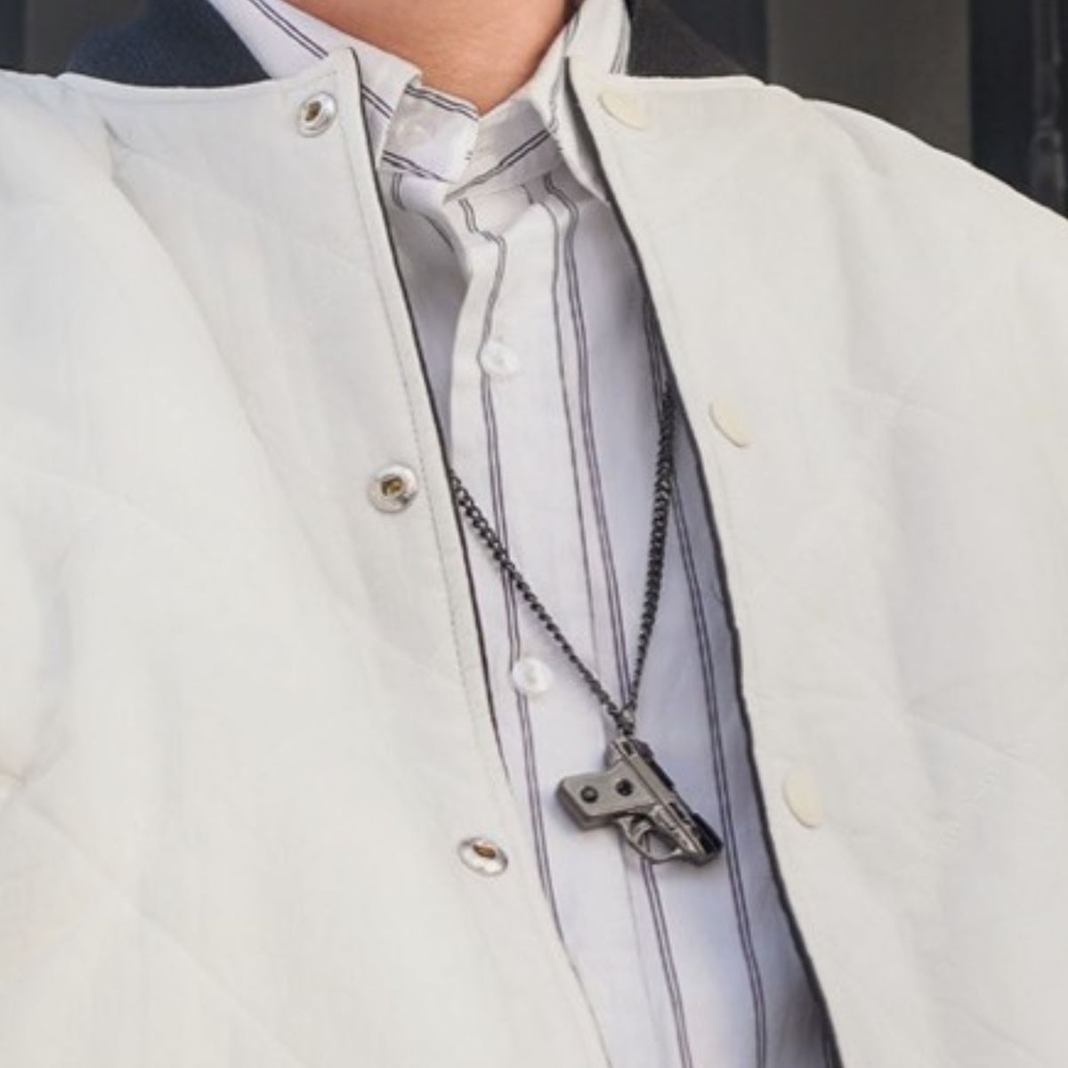 Gangsta Gun On-Shirt Necklace