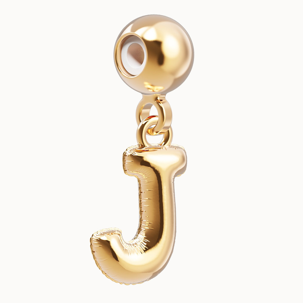 Letter J Charm