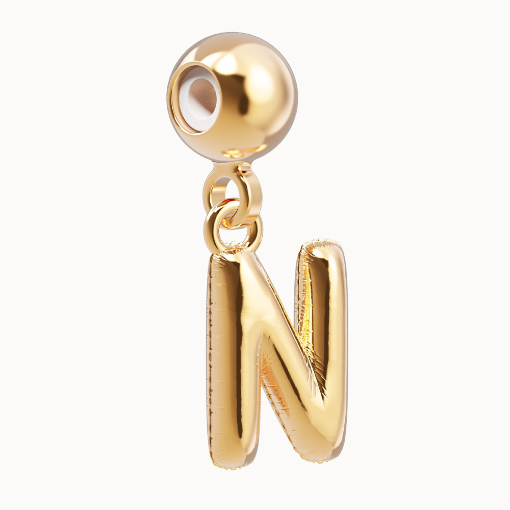 Letter N Charm
