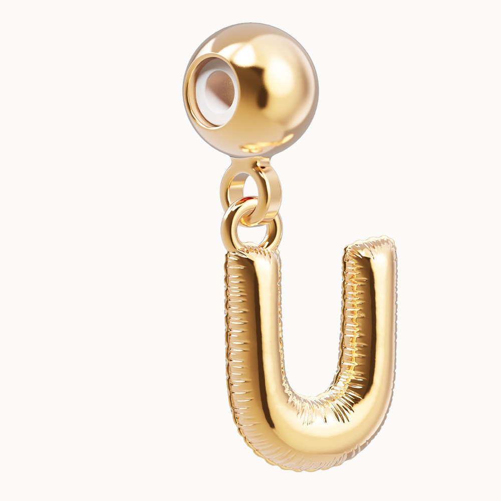 Letter U Charm