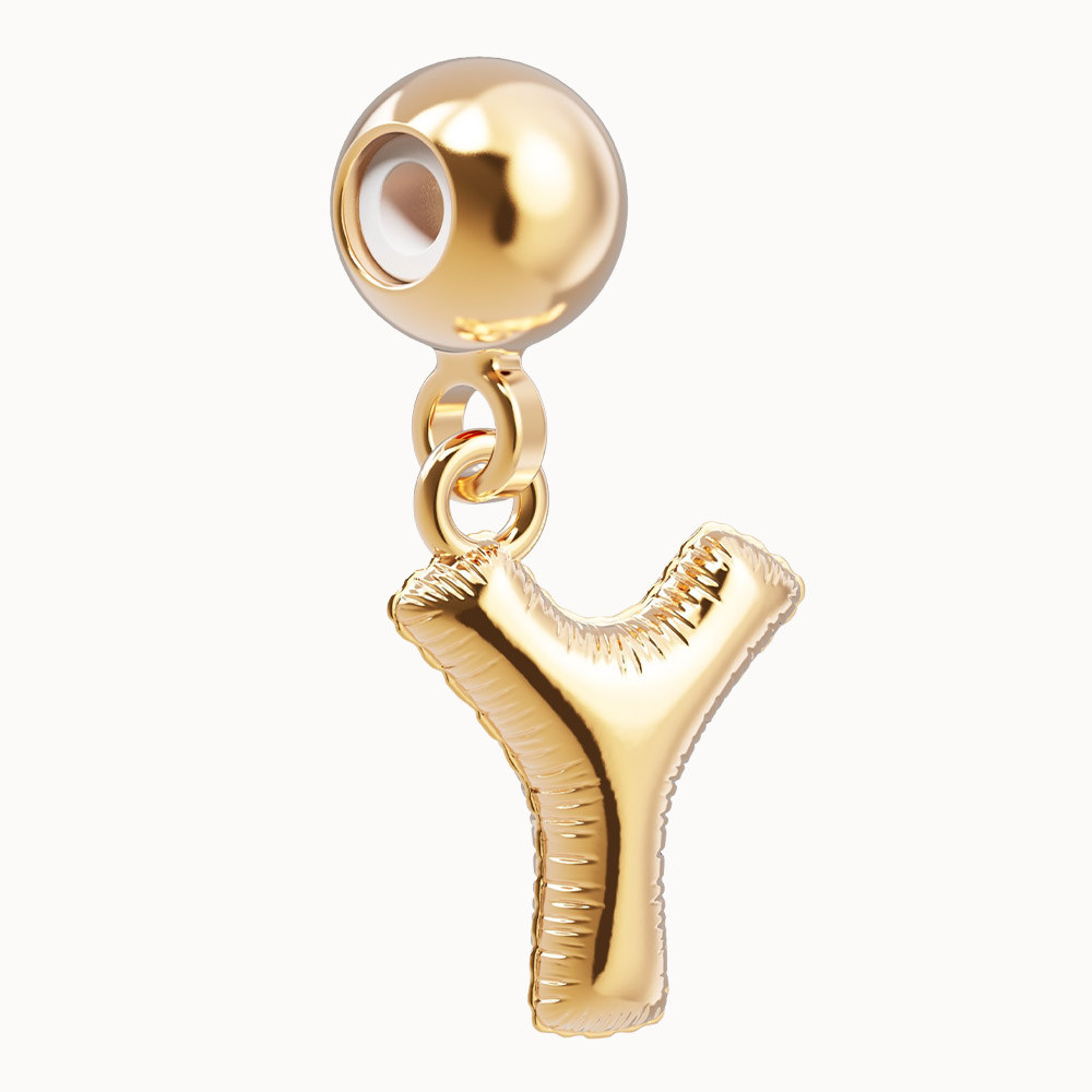 Letter Y Charm
