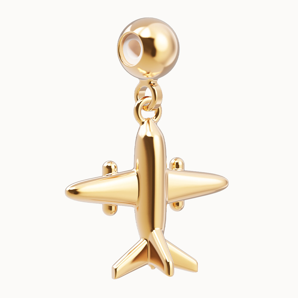 Airplane Charm