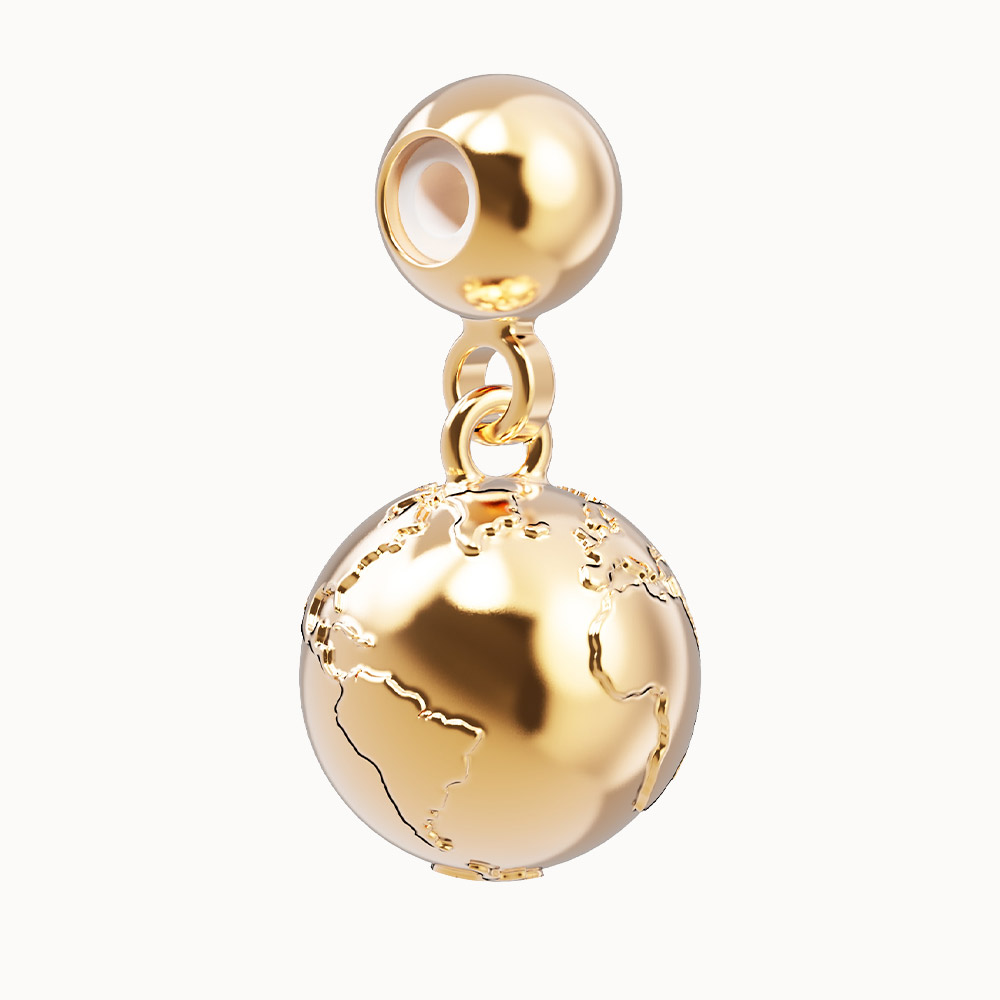 Globe Charm