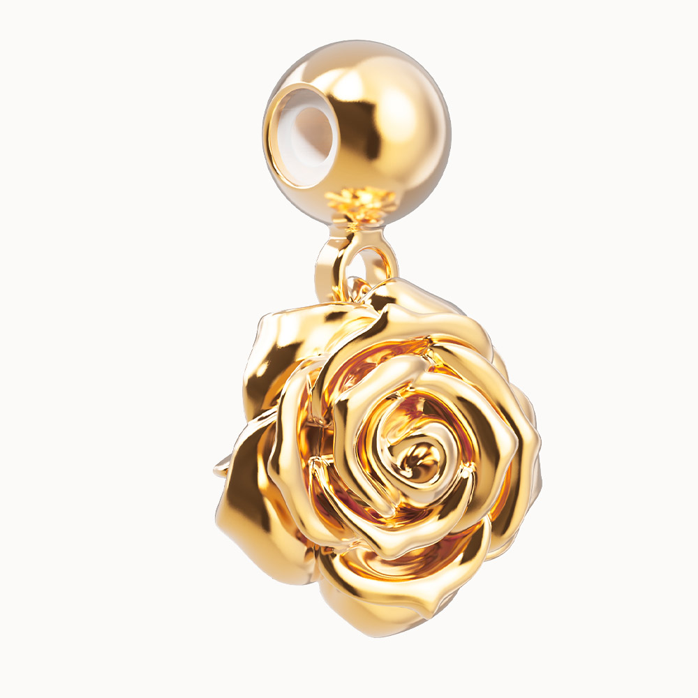 Red Rose Charm