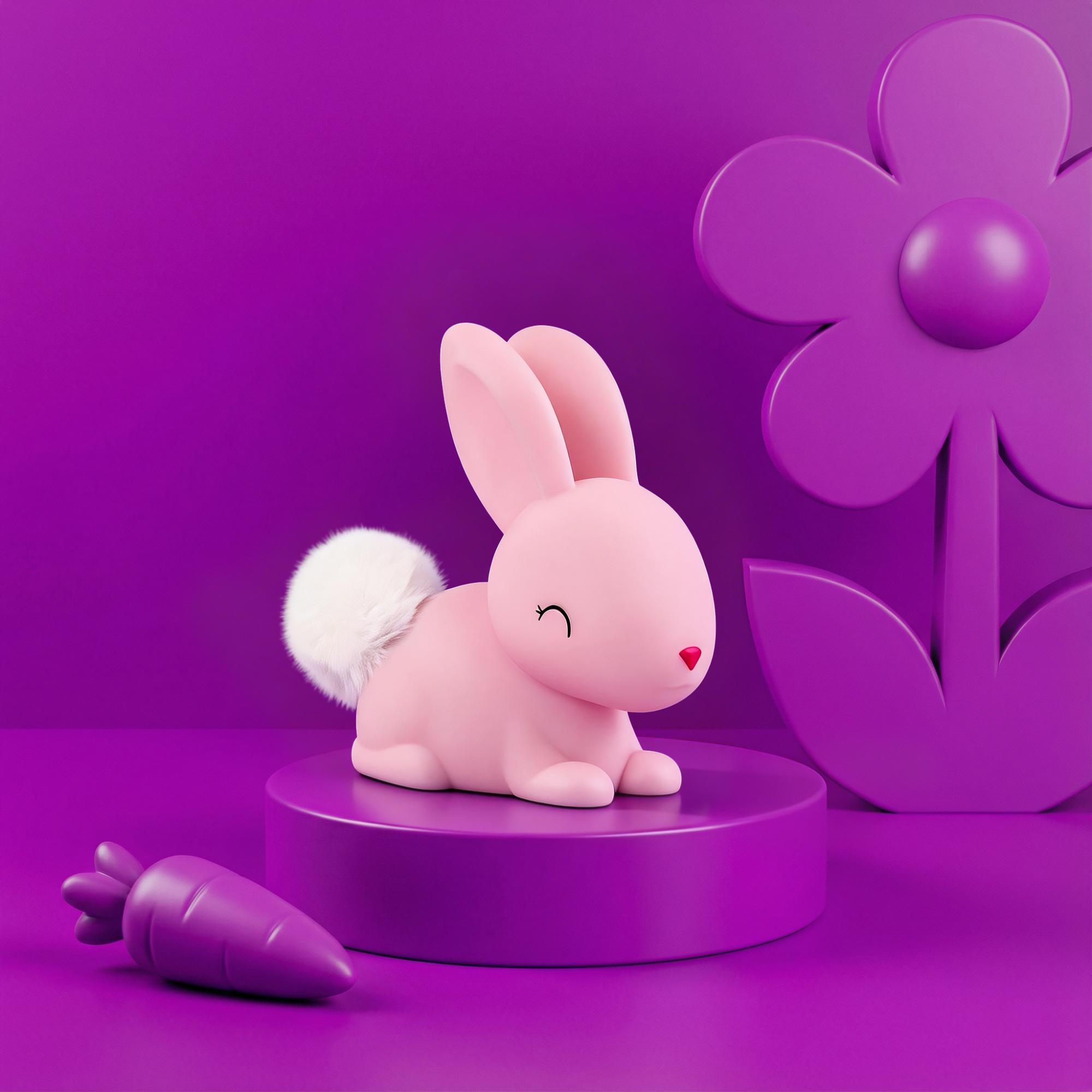 Soft Pink Bunny Mini Light