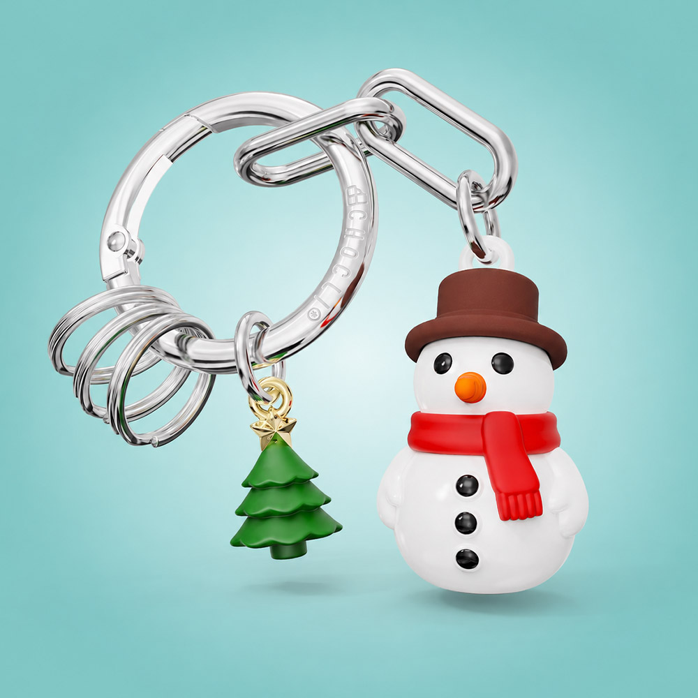 Snowman Keycharm
