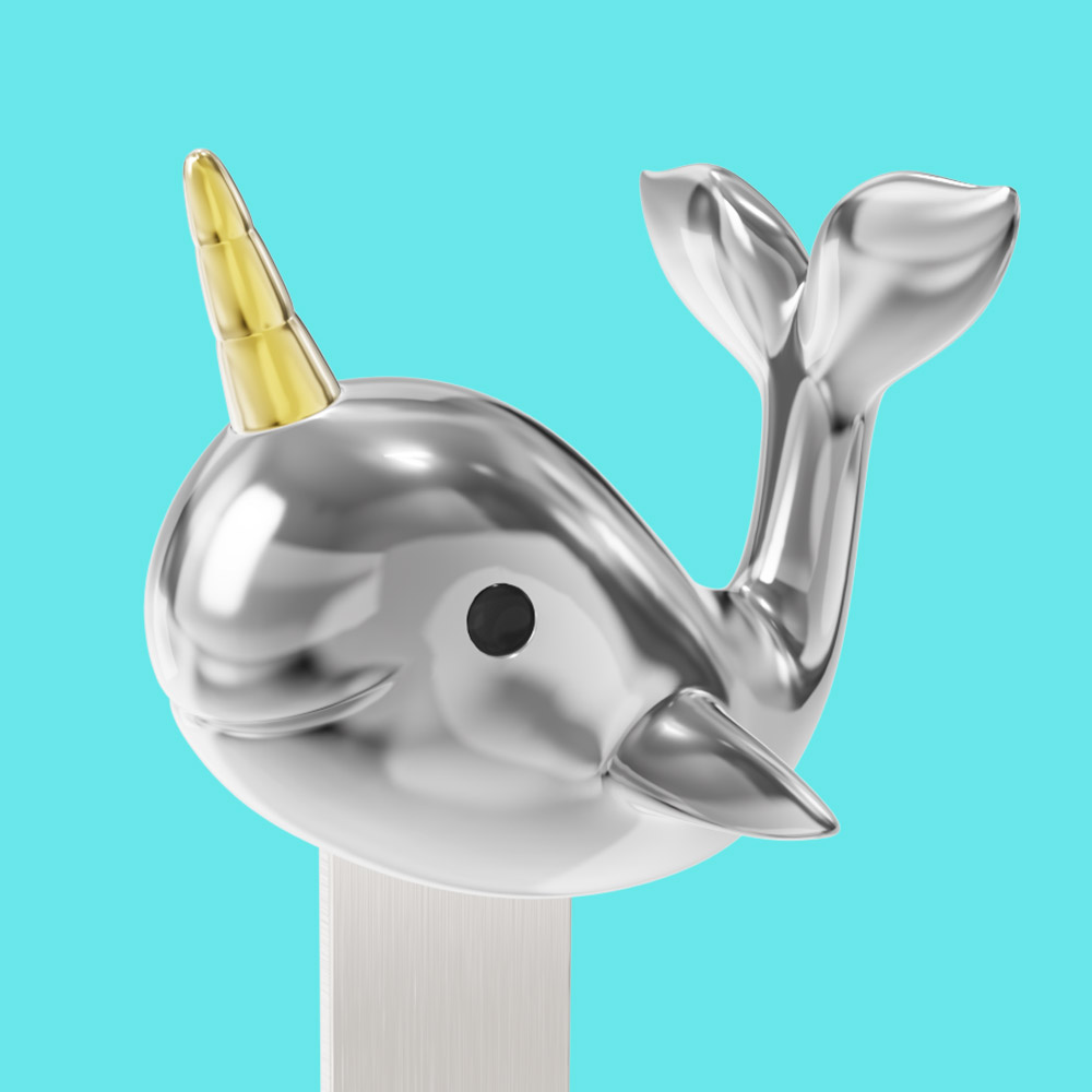 Narwhal Bookmark
