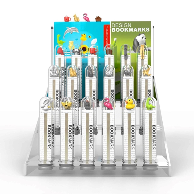 Large Size Bookmark Display Racks MTMBD5 Bookmark Display - Empty Displays - Metalmorphose