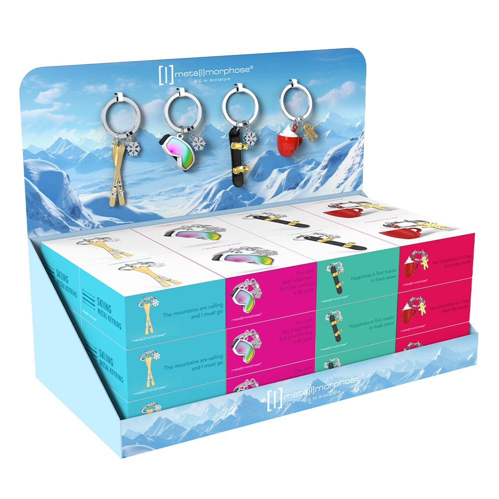 MTMD21-S09 Thematic Keychain Display - Prefilled Displays