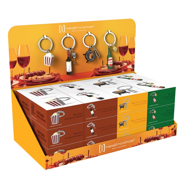 Key Chain Display Unit MTMD21-S10 Thematic Keychain Display - Prefilled Displays