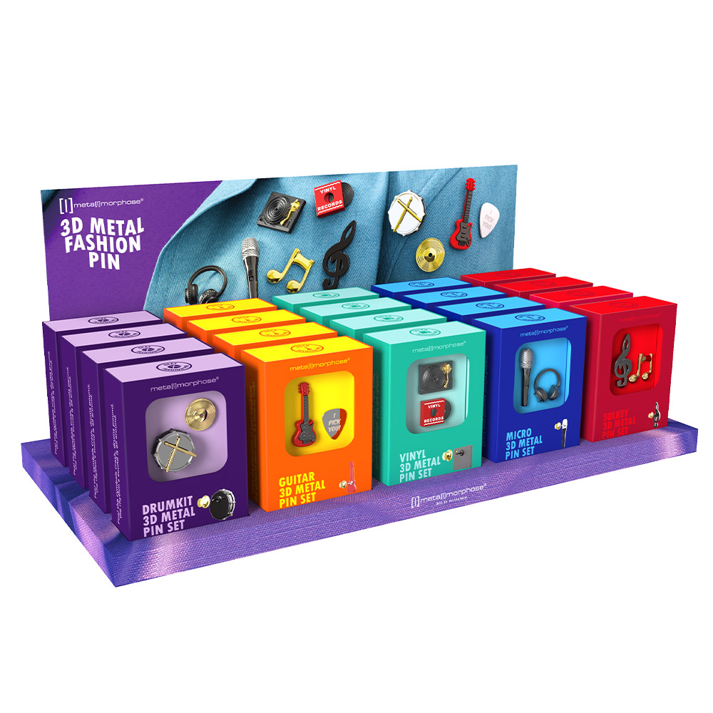 MTMPD03 Music Fashion Pin Display