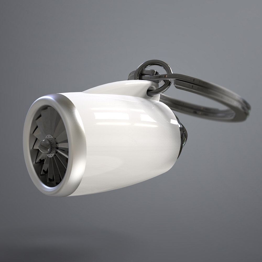 Airline Engine Keychain - On the Road - Keychain