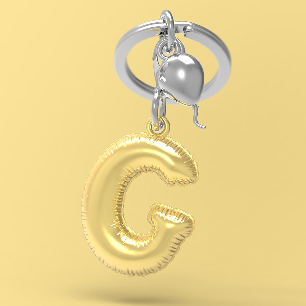Letter G Keychain