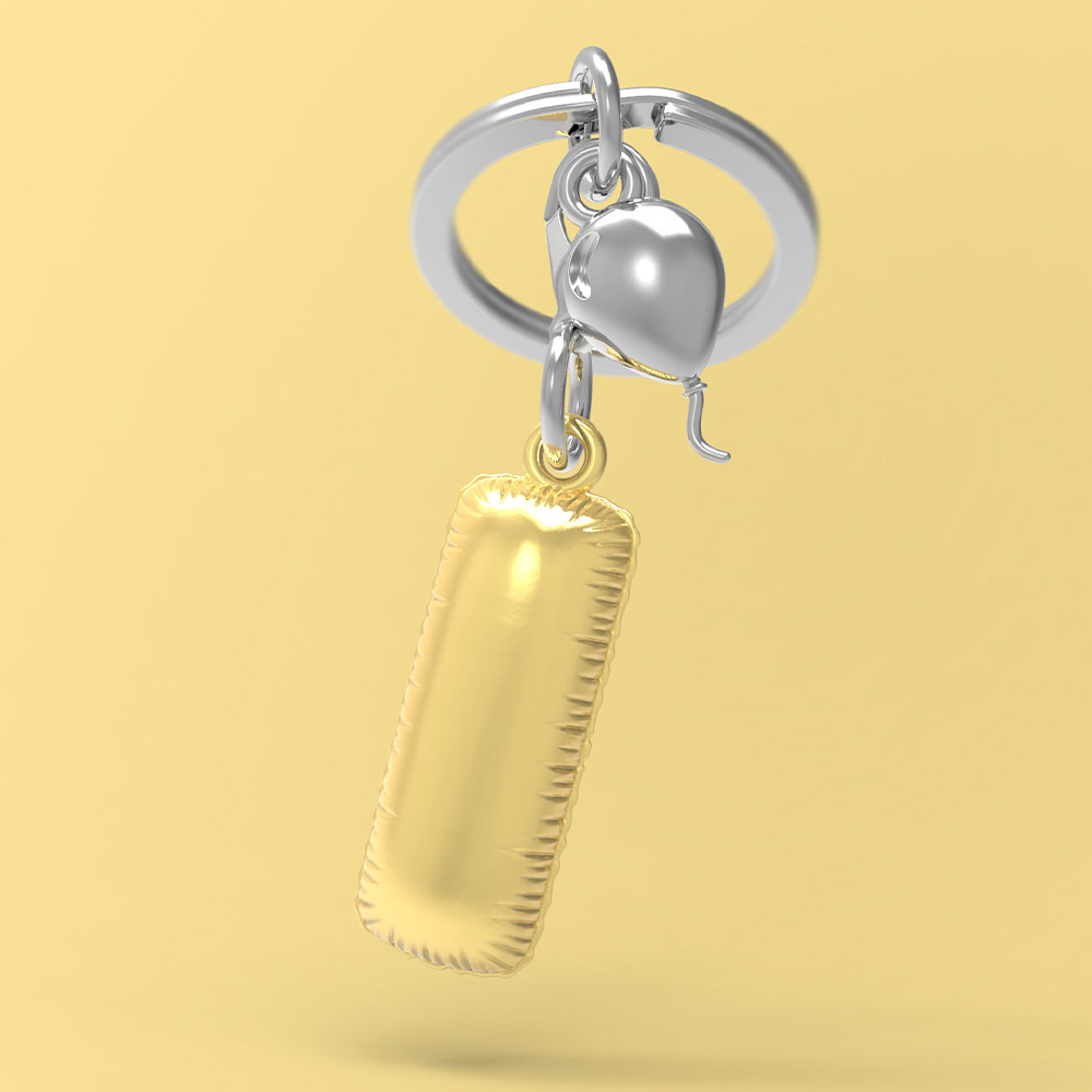 Letter I Keychain