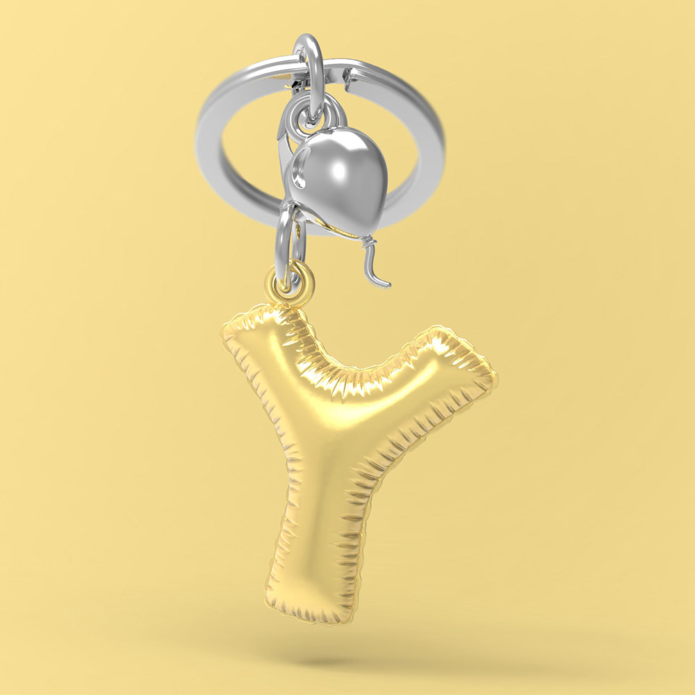 Letter Y Keychain