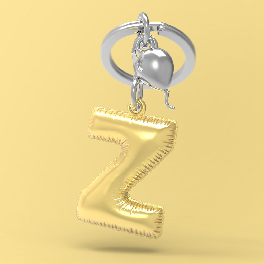 Letter Z Keychain