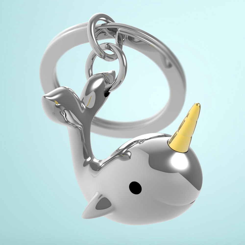Narwhal Keychain