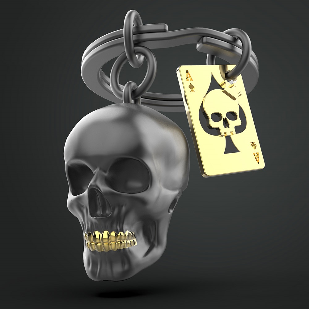 Skull Keychain - Lifestyle - Keychain - Metalmorphose