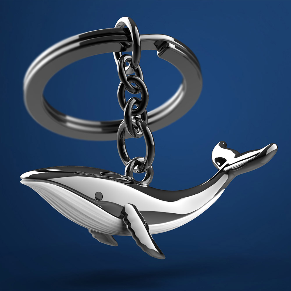 Whale Keychain