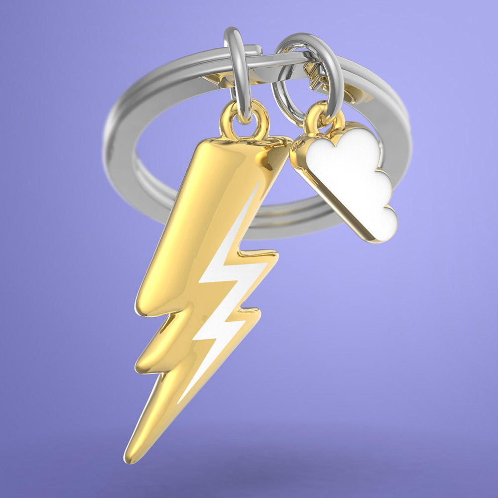 Lightning Bolt Keychain