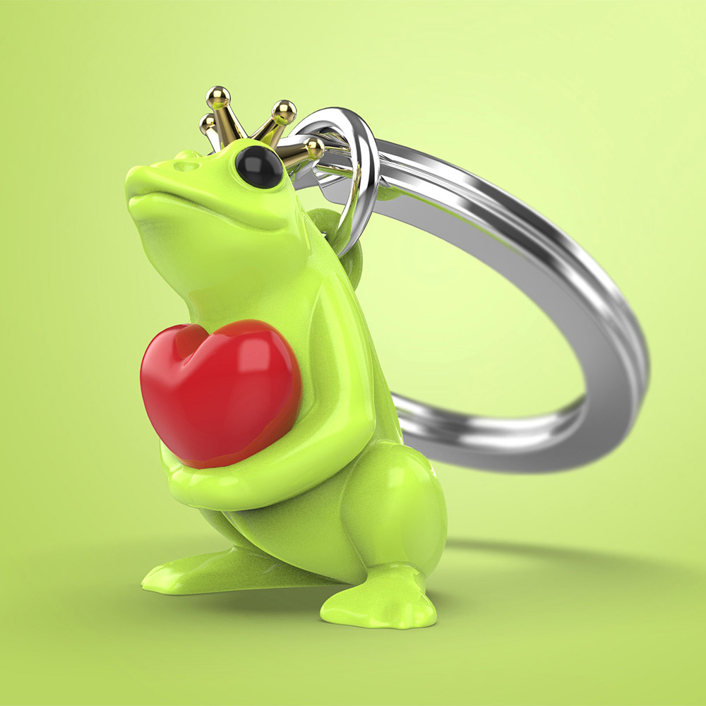 Prince Frog Keychain