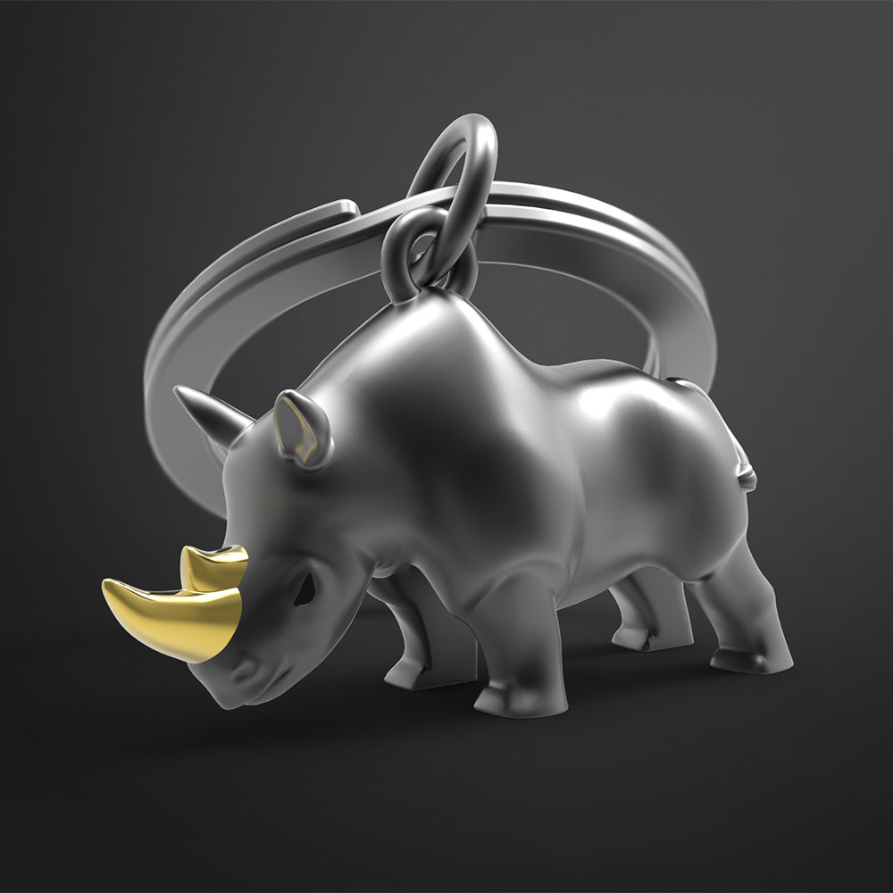 Rhino Keychain