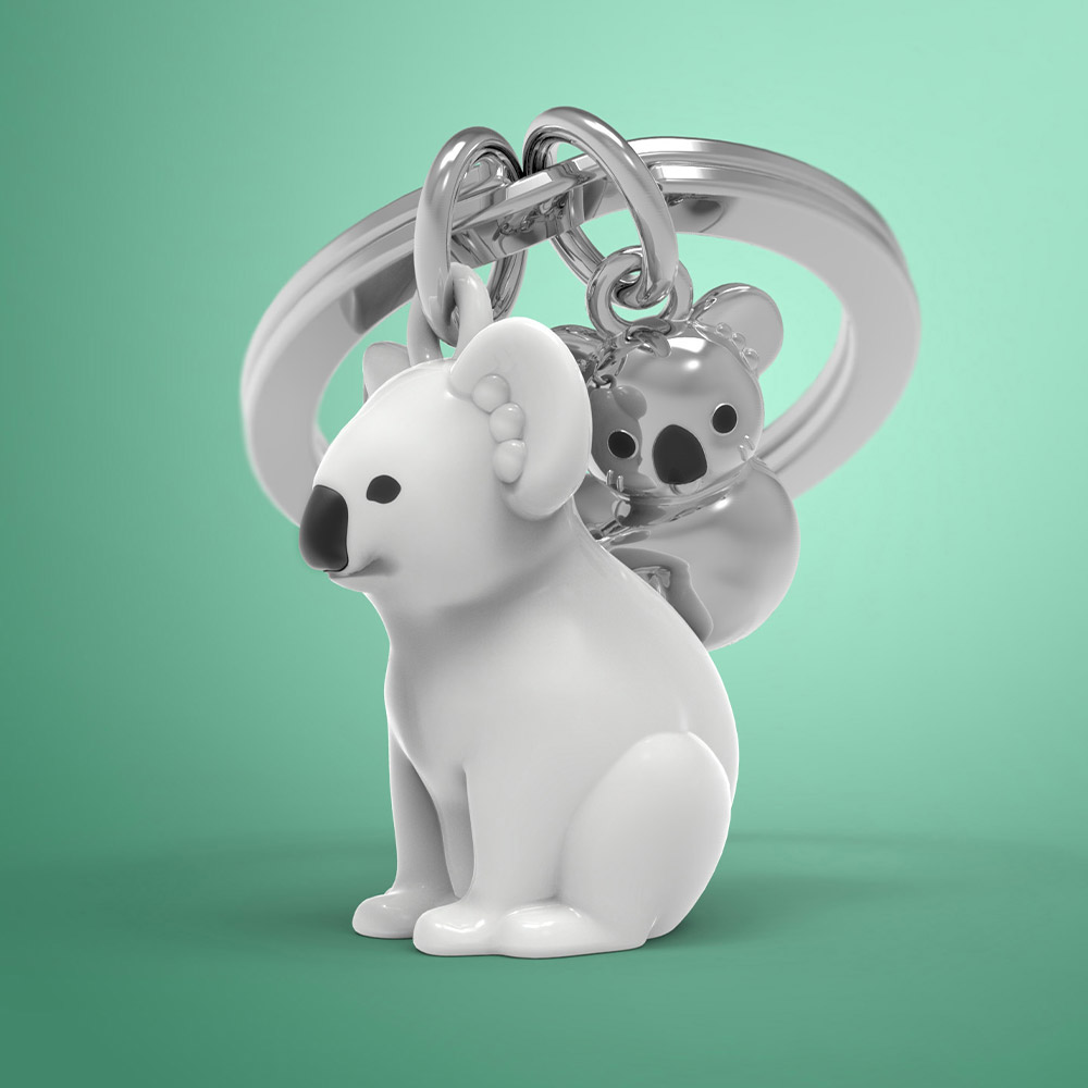 Koala Family Keychain