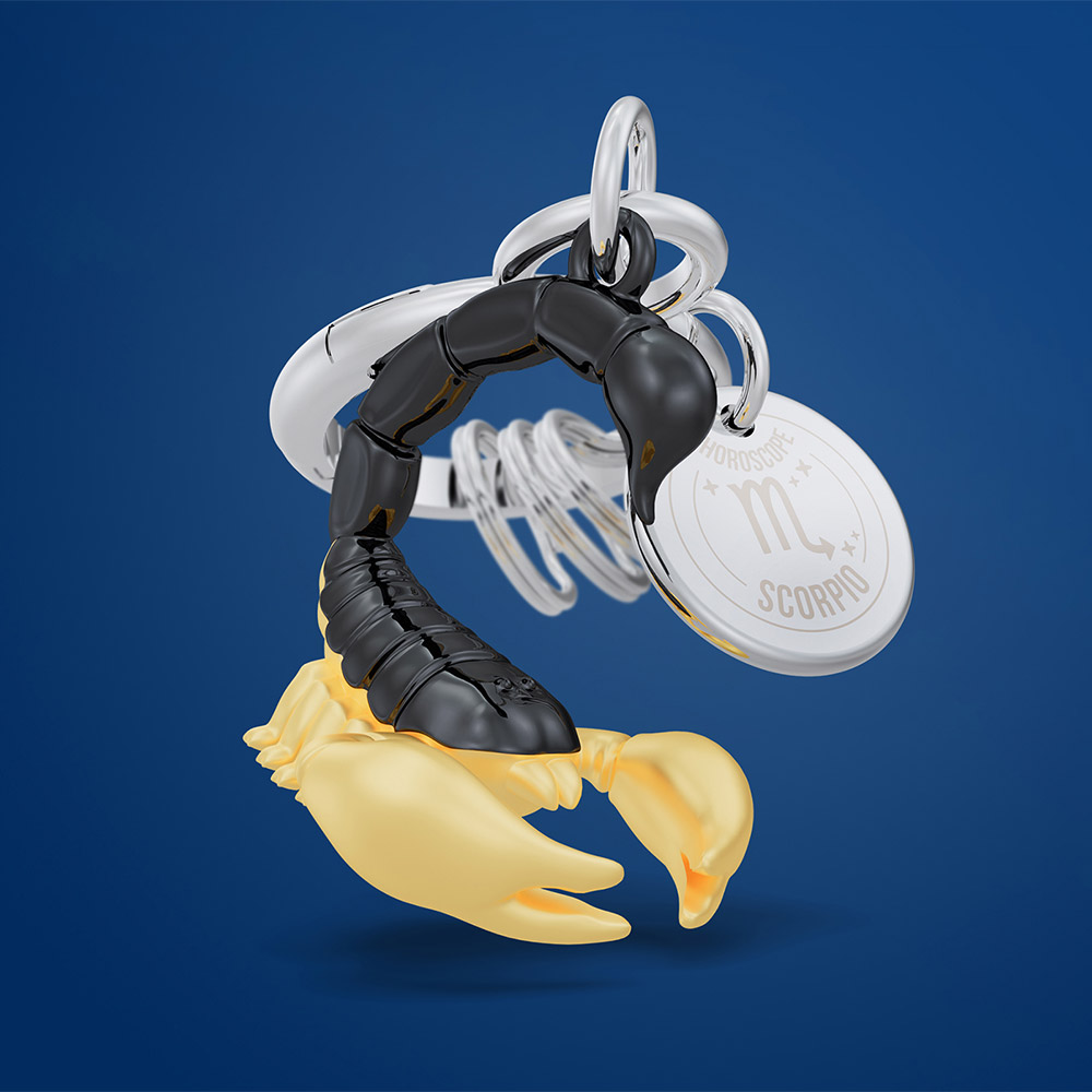 Scorpio Keychain
