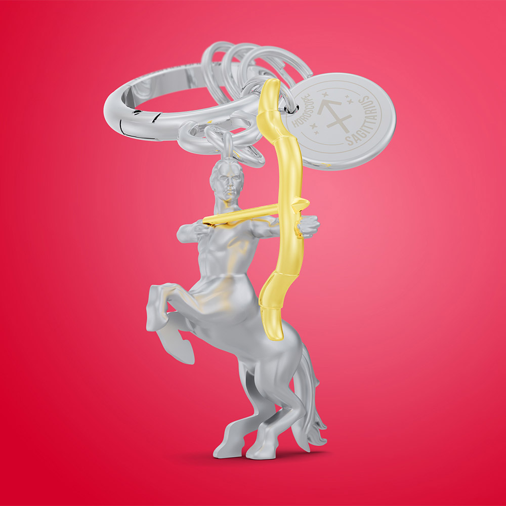 Sagittarius Keychain