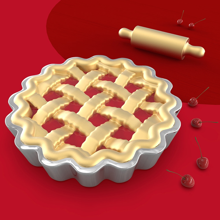 Mini Pie Keychain Pie Keychain - ALL KEYCHAINS - KEYCHAINS - Metalmorphose