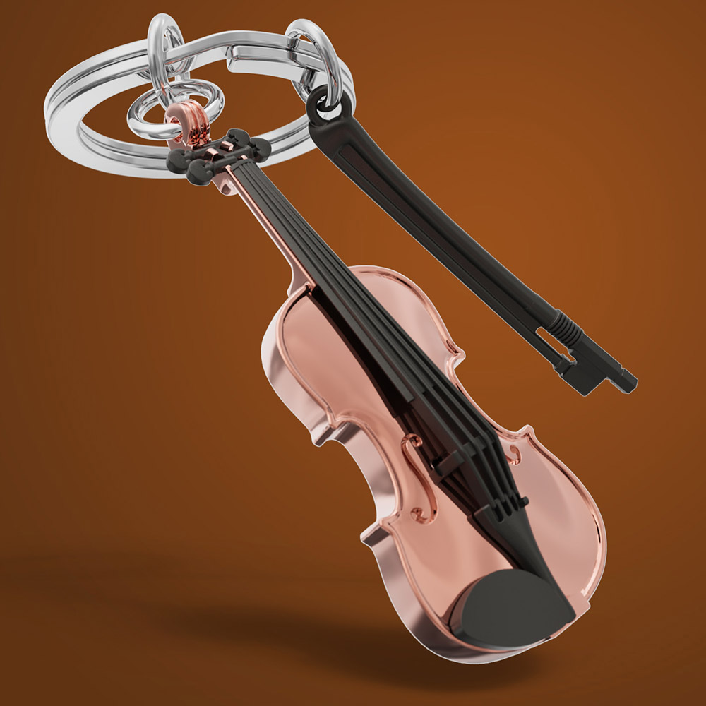 Violin Keychain