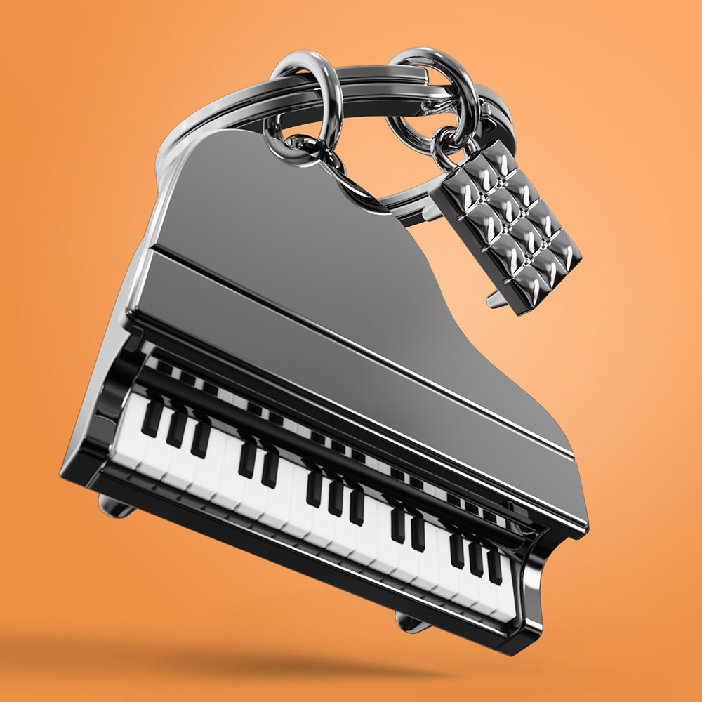 Piano Keychain