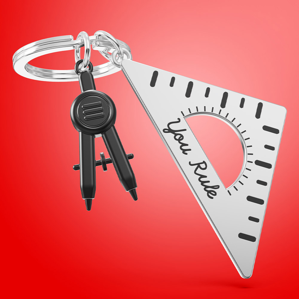 Ruler Keychain