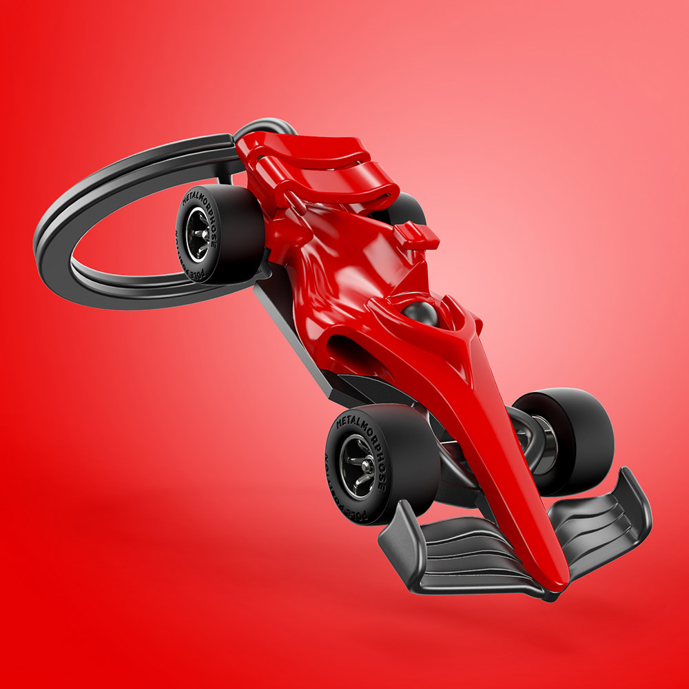 Formula Racer Keychain