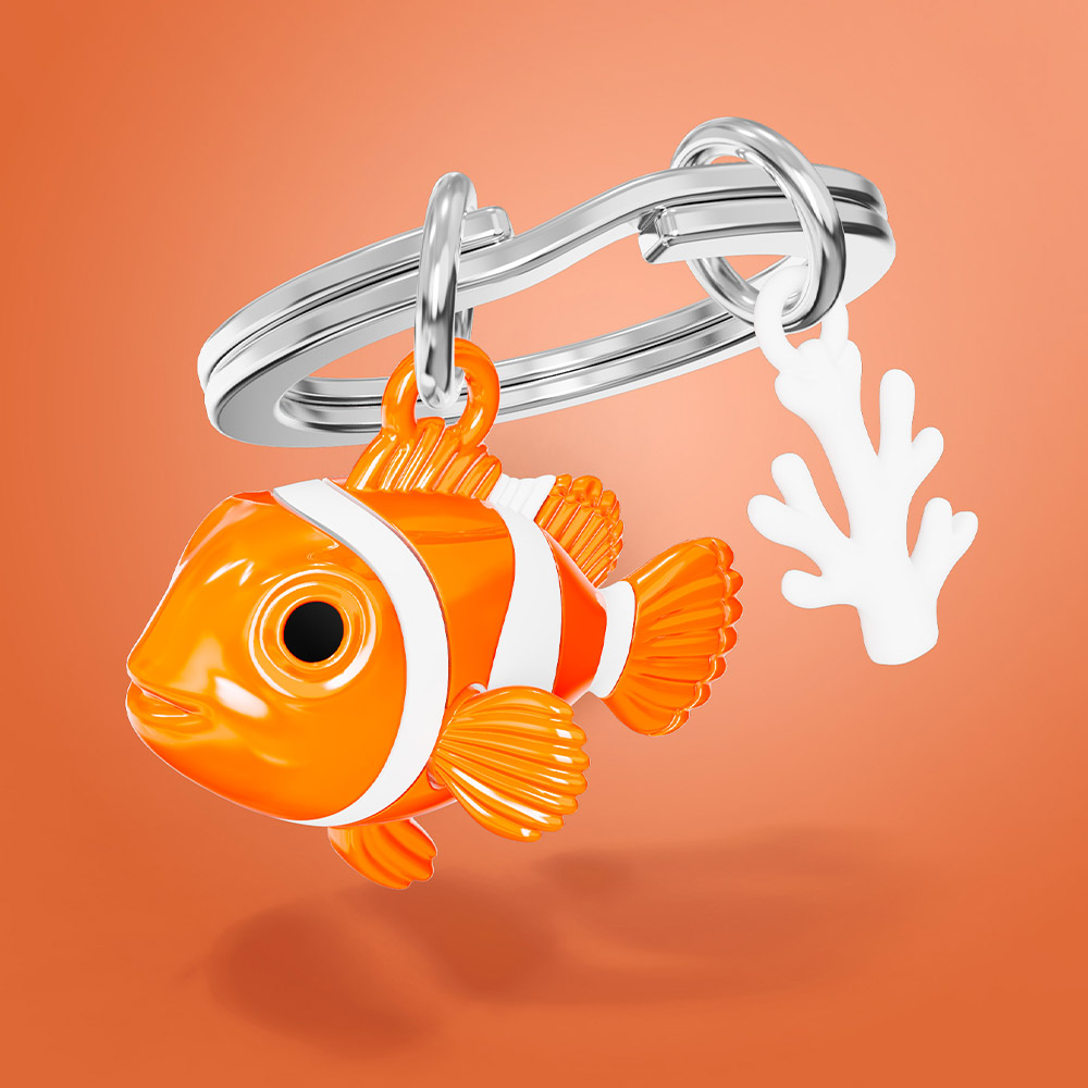 Clownfish Keychain