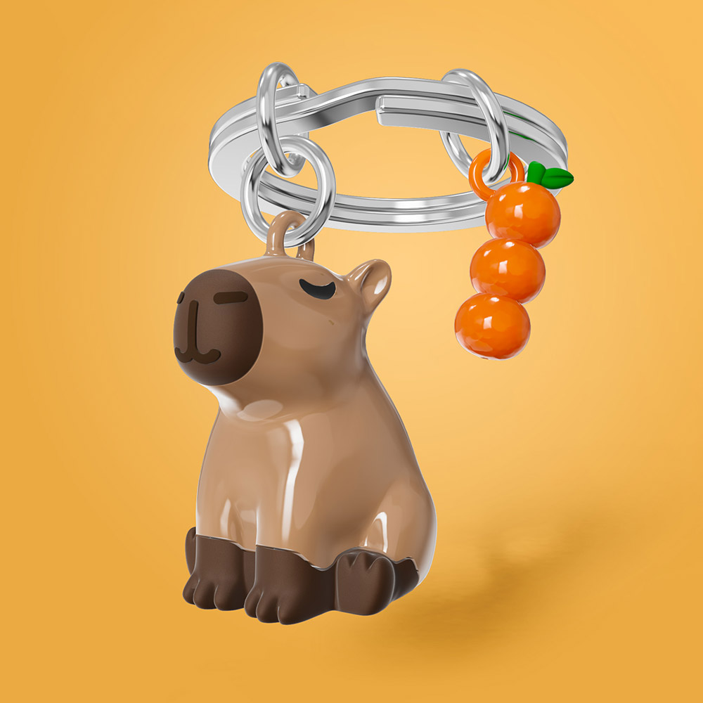 Capybara Keychain