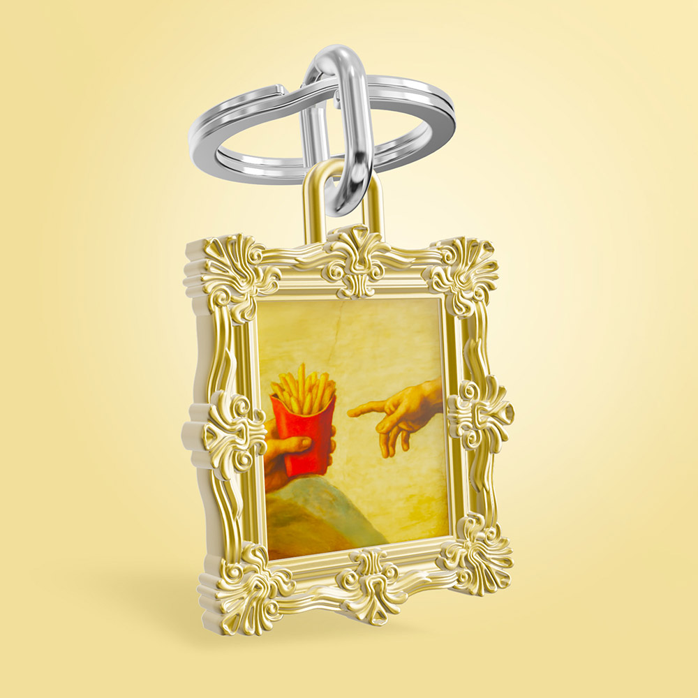 Classic Photo Frame Keychain