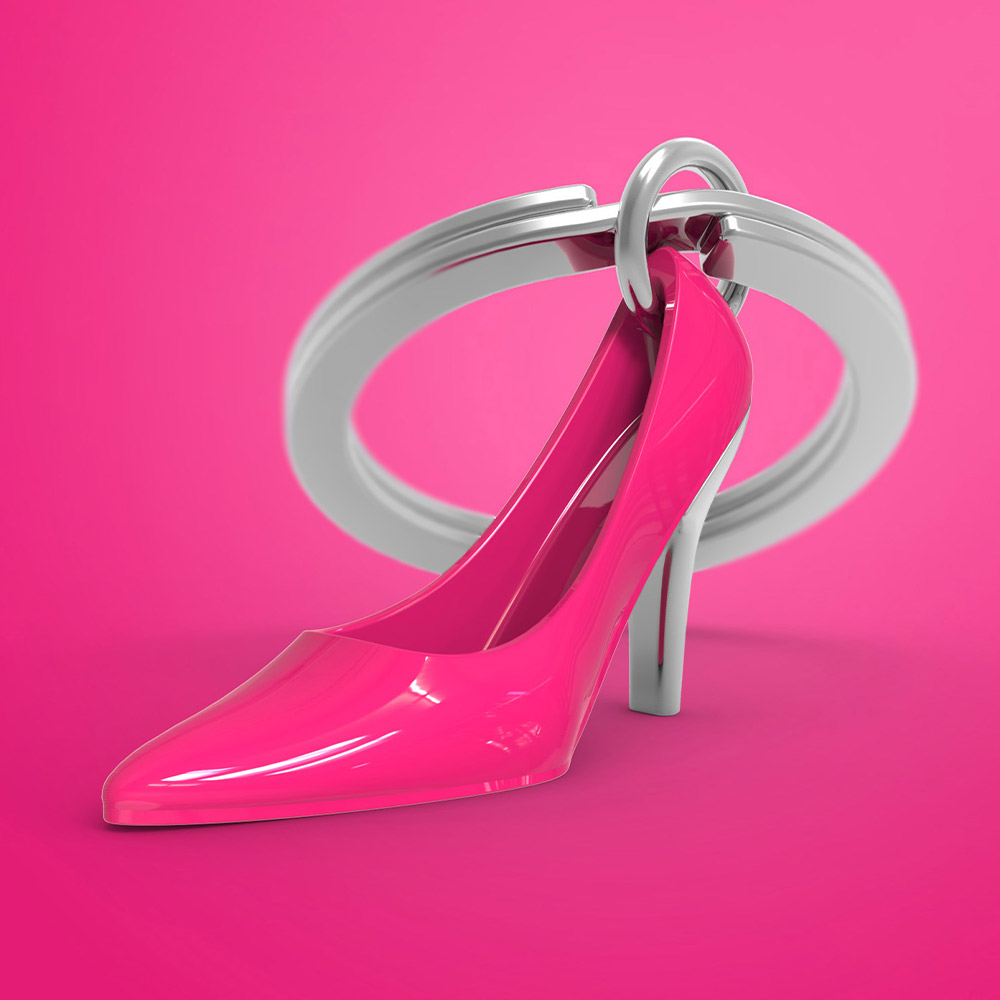 High Heel Keychain