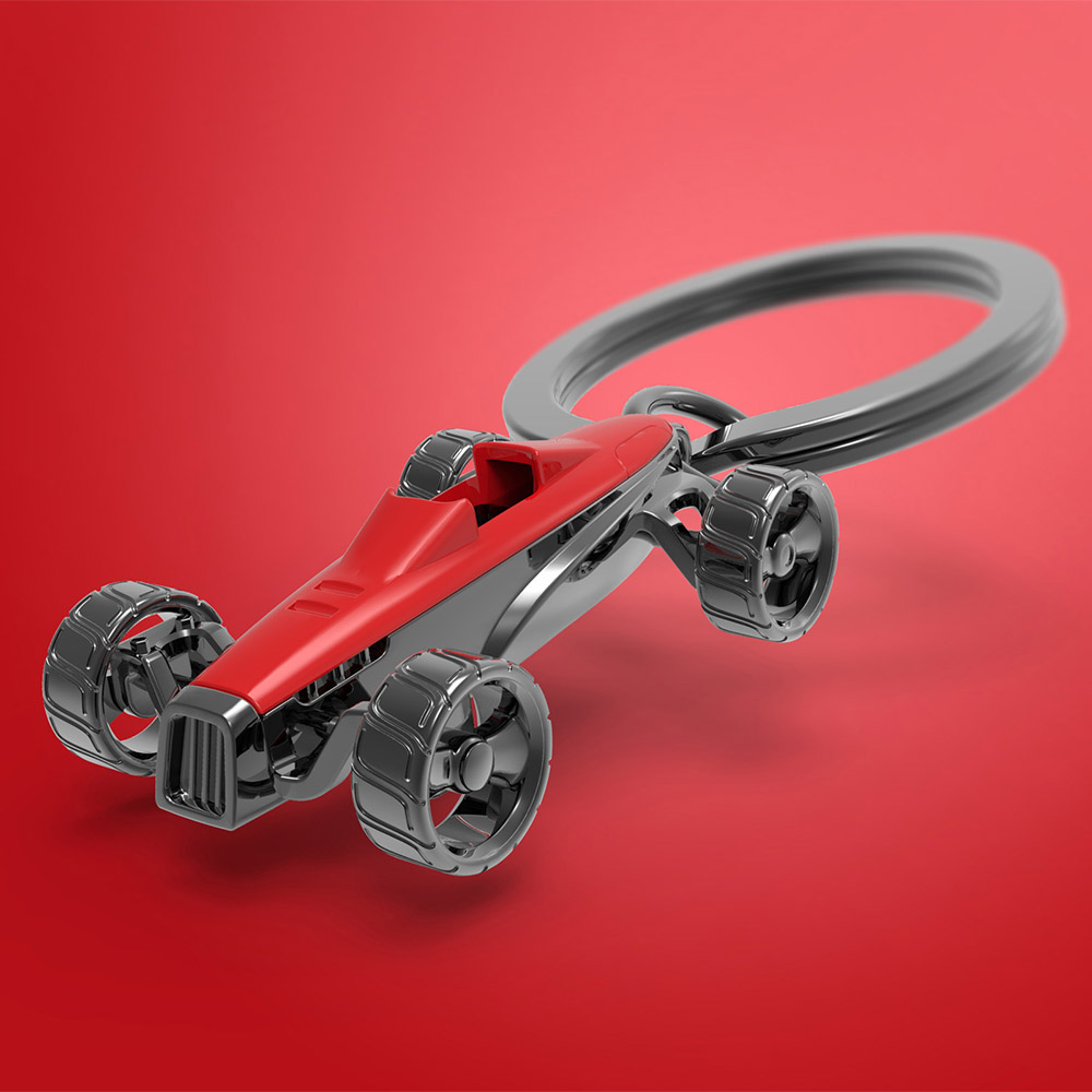 Concept Racing Car Keychain