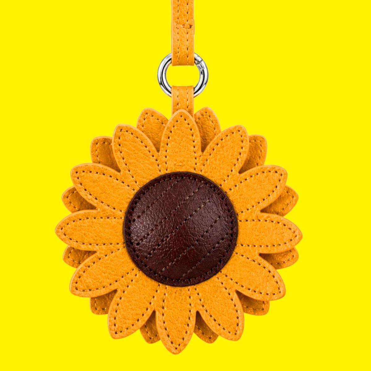 SUNFLOWER BAG CHARM