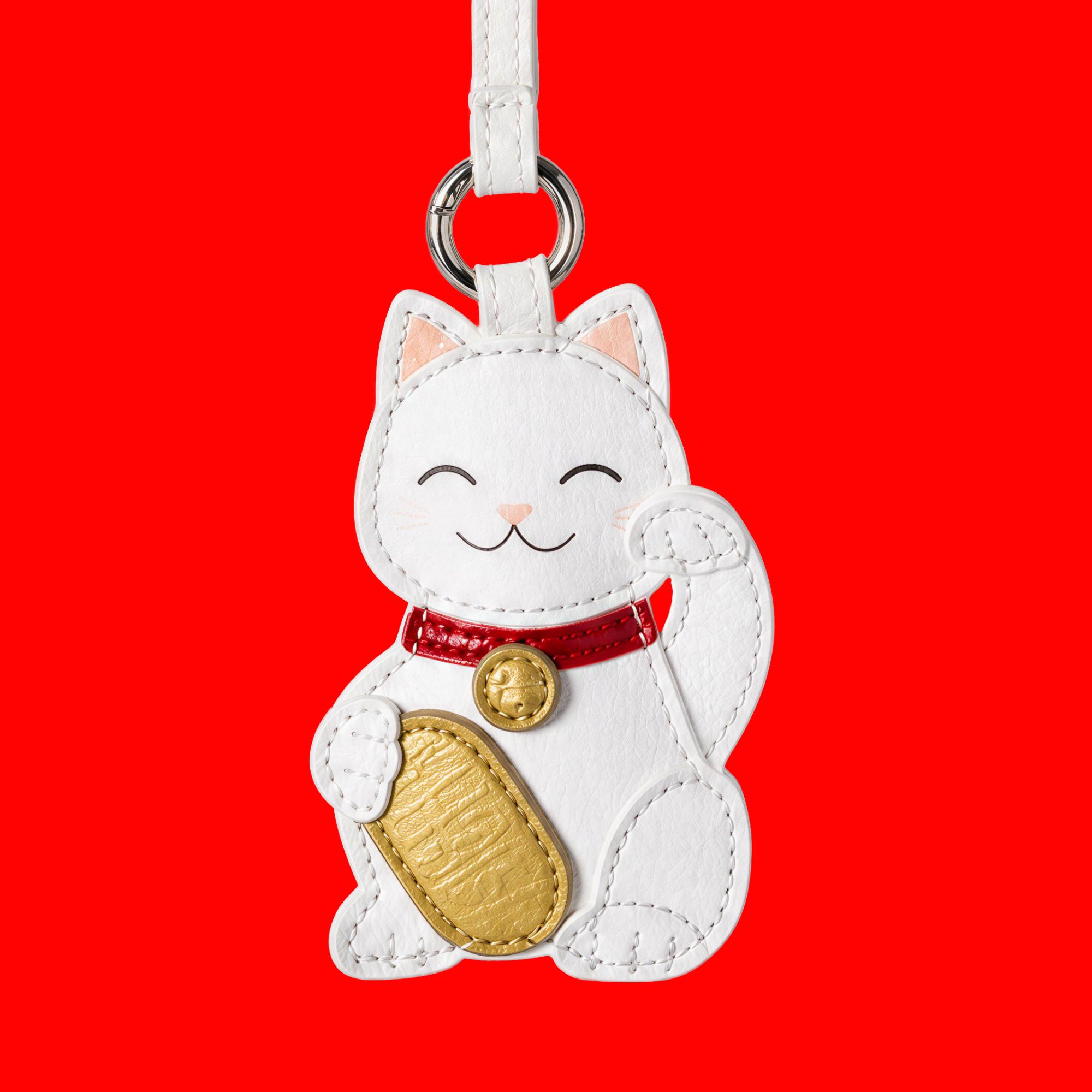 LUCKY CAT BAG CHARM