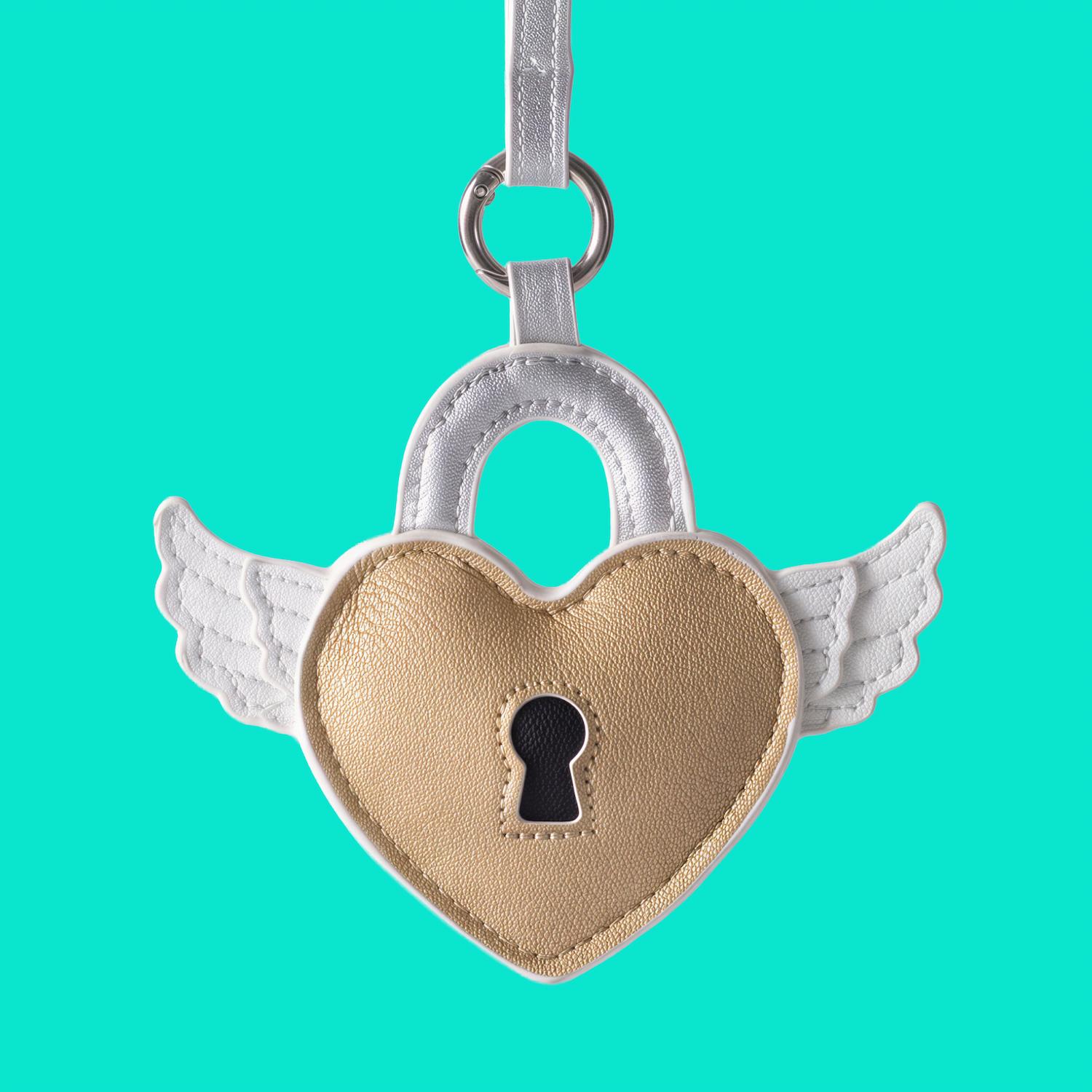 HEART LOCK BAG CHARM