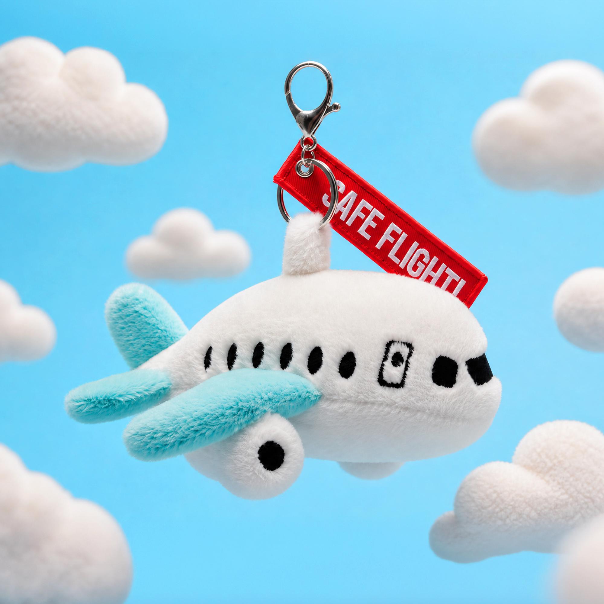 PLANE PLUSH CHARM