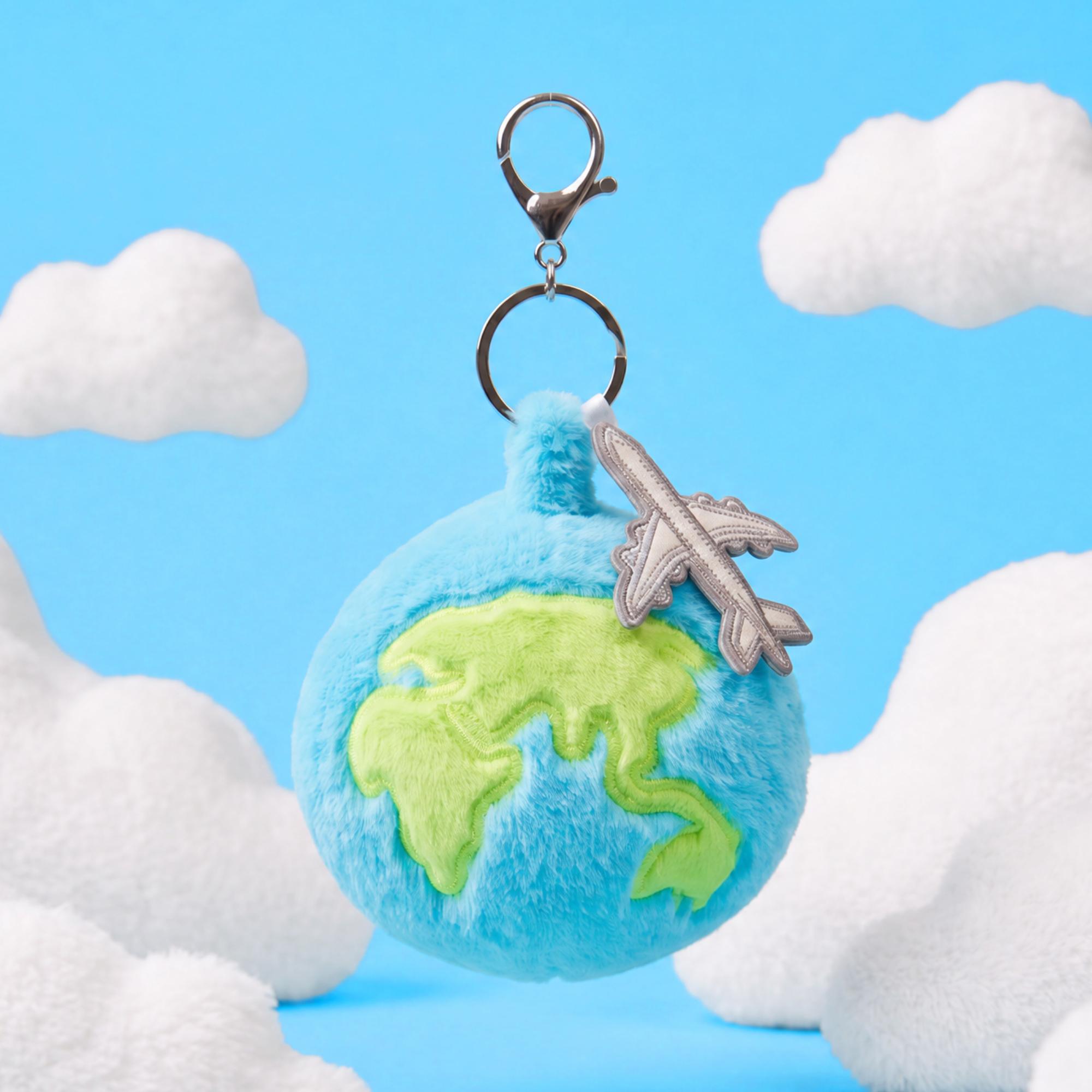GLOBE PLUSH CHARM