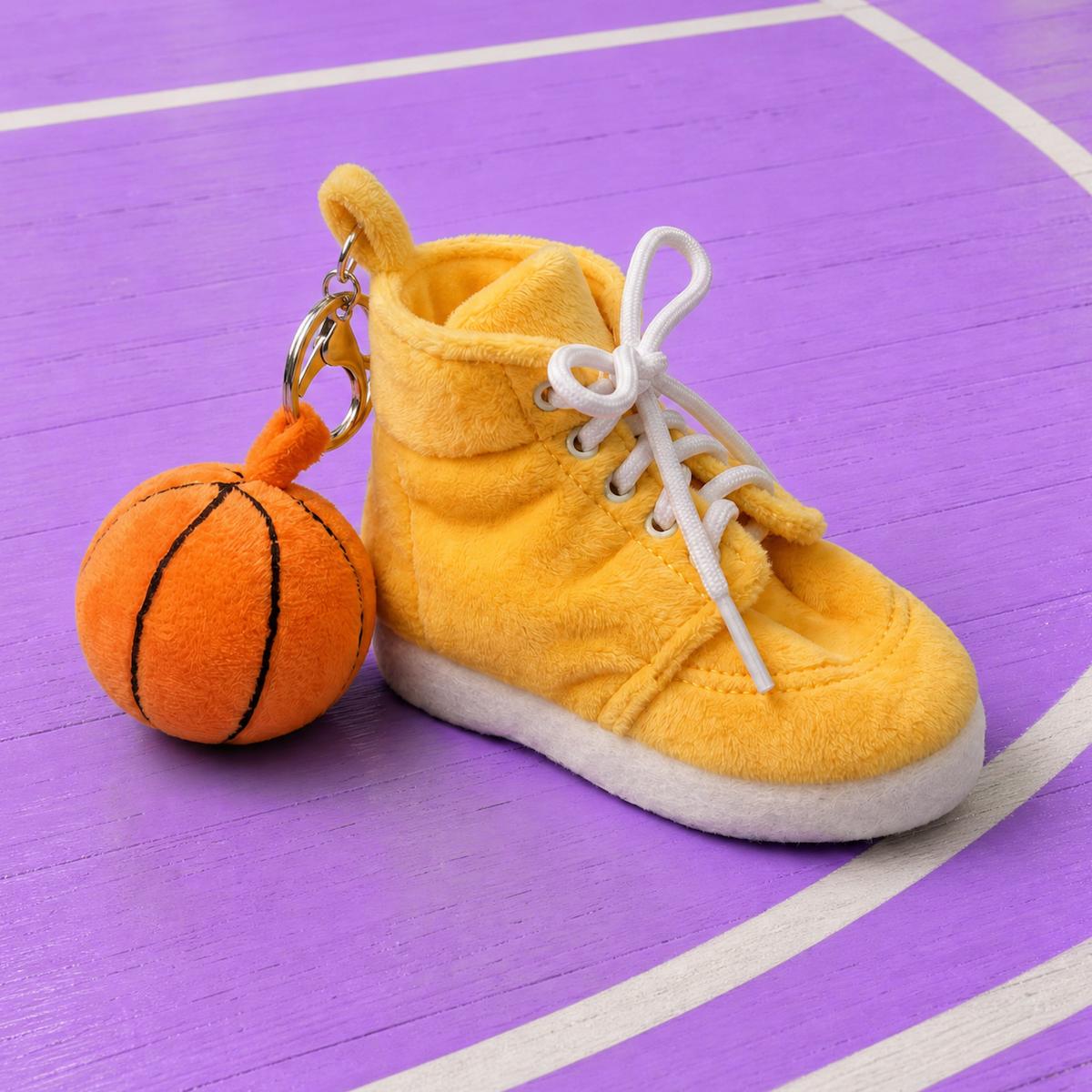 BASKETBALL PLUSH CHARM