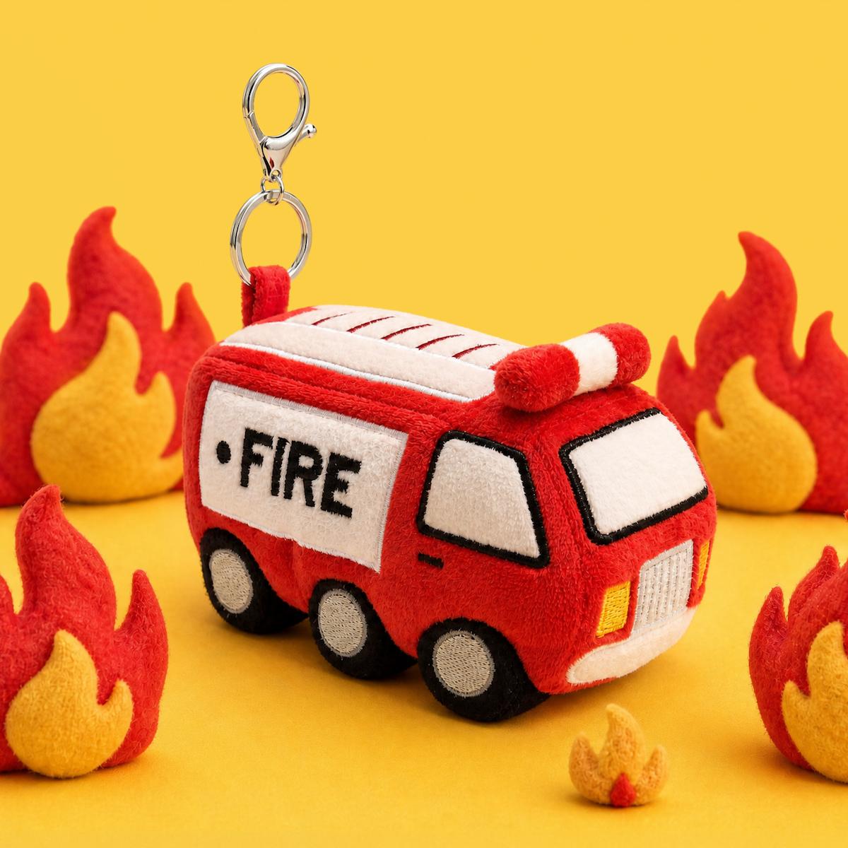 FIRECAR PLUSH CHARM